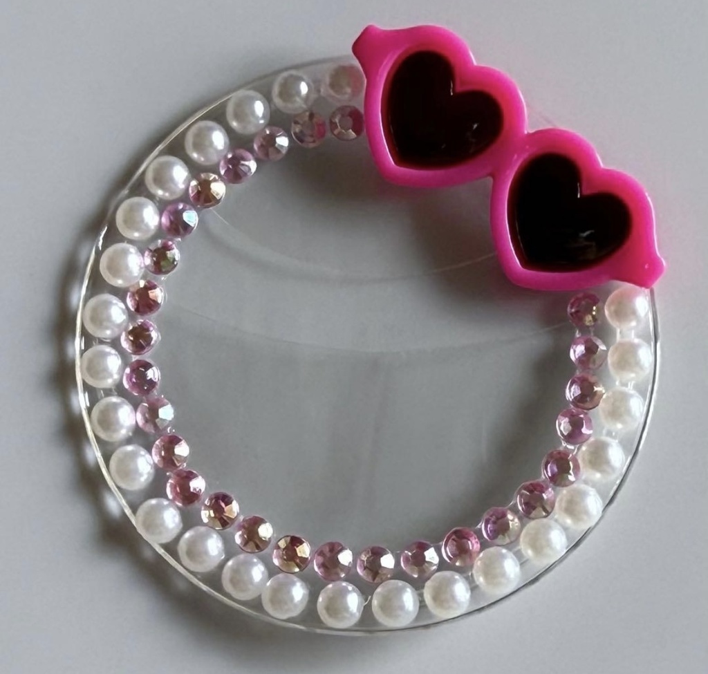 ハンドメイド ロゼット 痛ロゼット ROF-MAO Limitless 不破湊 ピンク×ネイビー 桃×紺