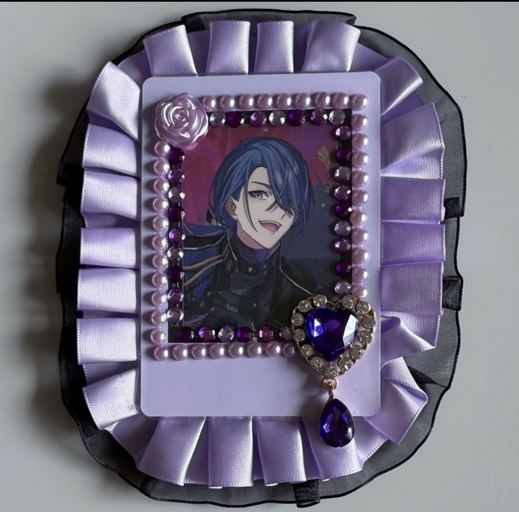 ハンドメイド 硬質カードケースデコ VΔLZ