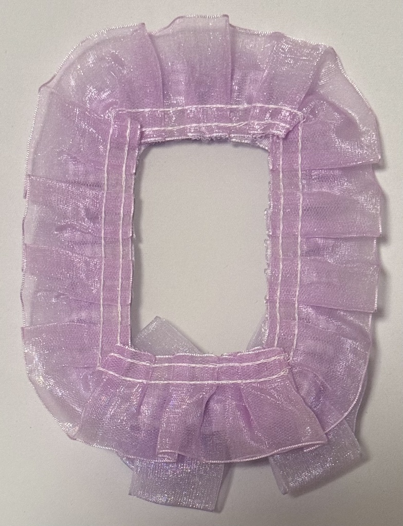 ハンドメイド 硬質ケースデコ 紫 パープル チェック