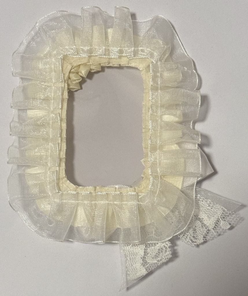 ハンドメイド 硬質ケースデコ 白 ホワイト