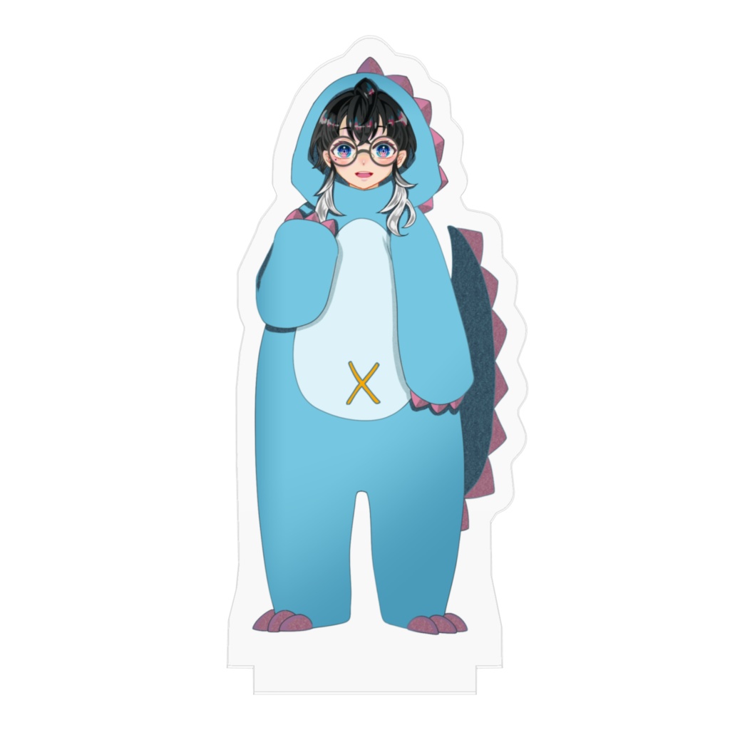 謎人気!恐竜さん黒おとなしアクスタ