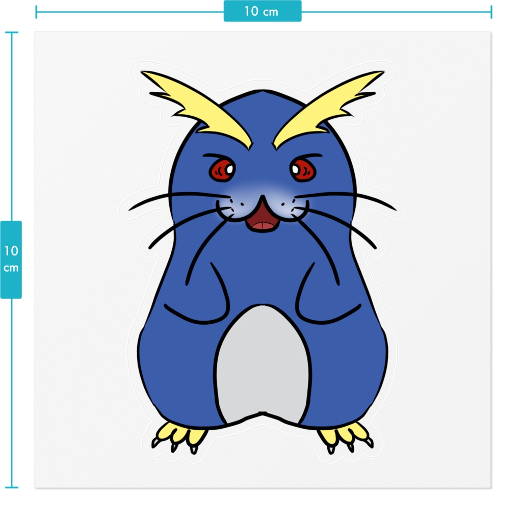 ぺんざらしステッカー(クリア)