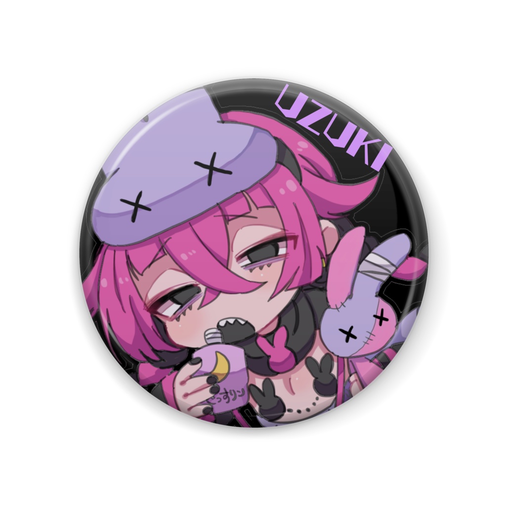🐰兎月くん缶バッジ🌙