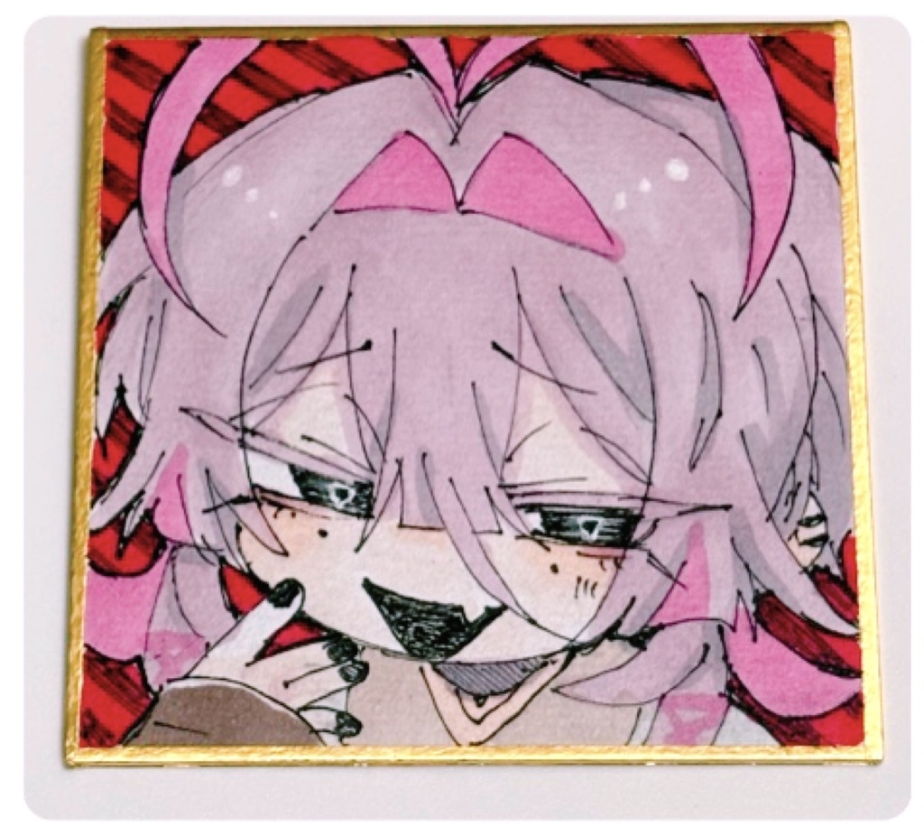 創作ボブあいらんど 手描き豆色紙 全6種