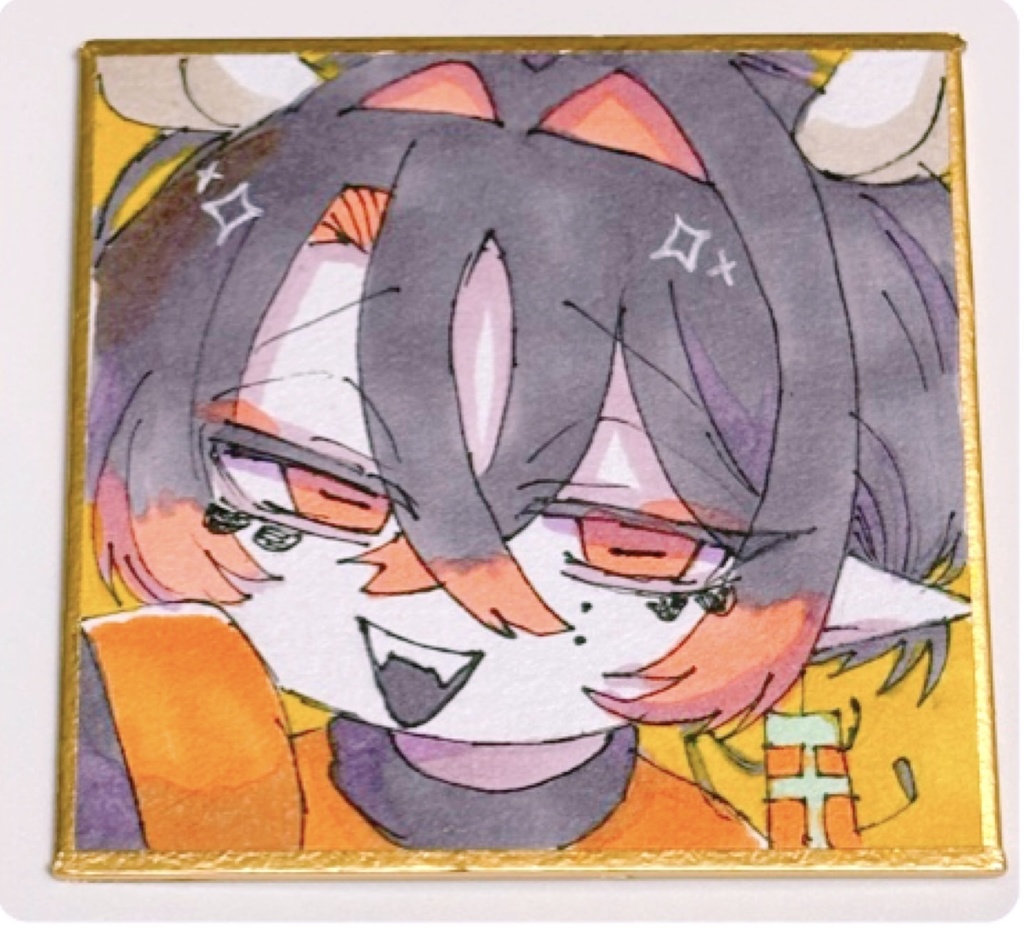 創作ボブあいらんど 手描き豆色紙 全6種