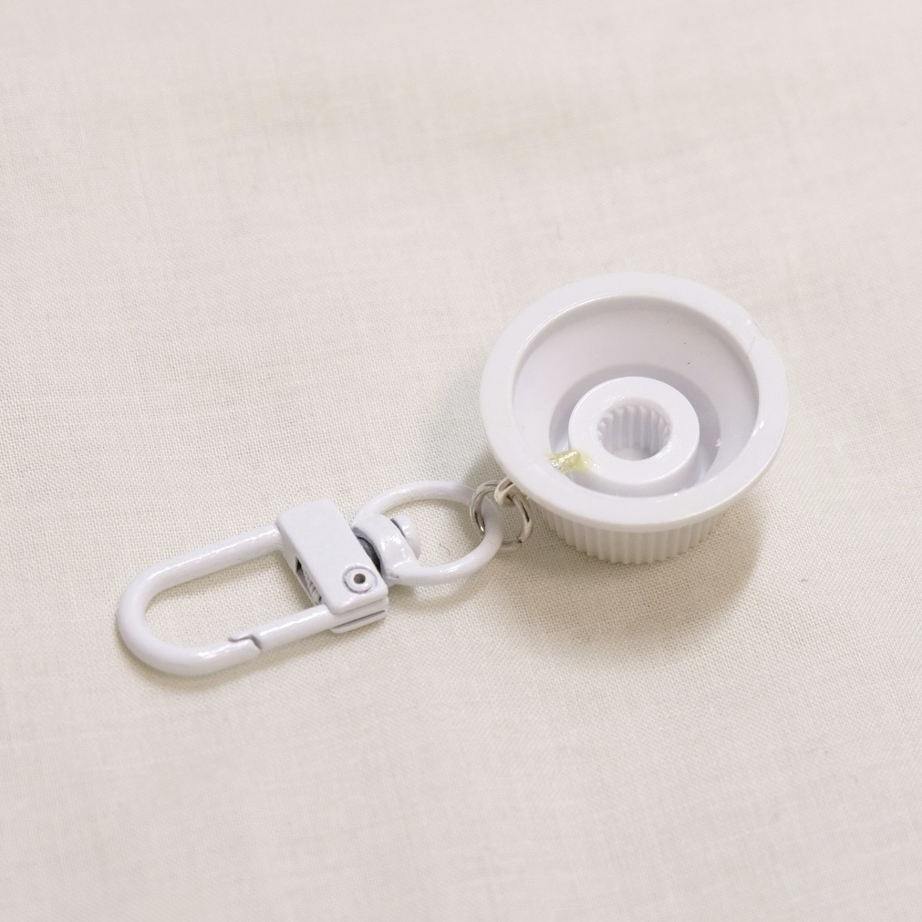 ギターノブキーホルダー Multicolor ST White knob