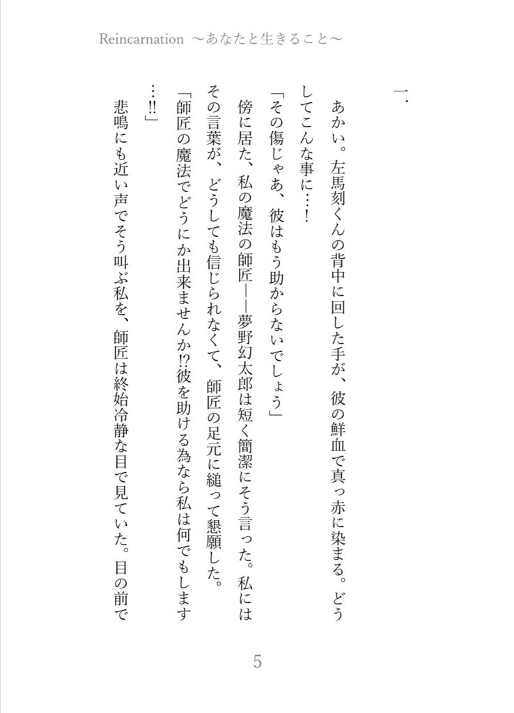Reincarnation〜あなたと生きること〜