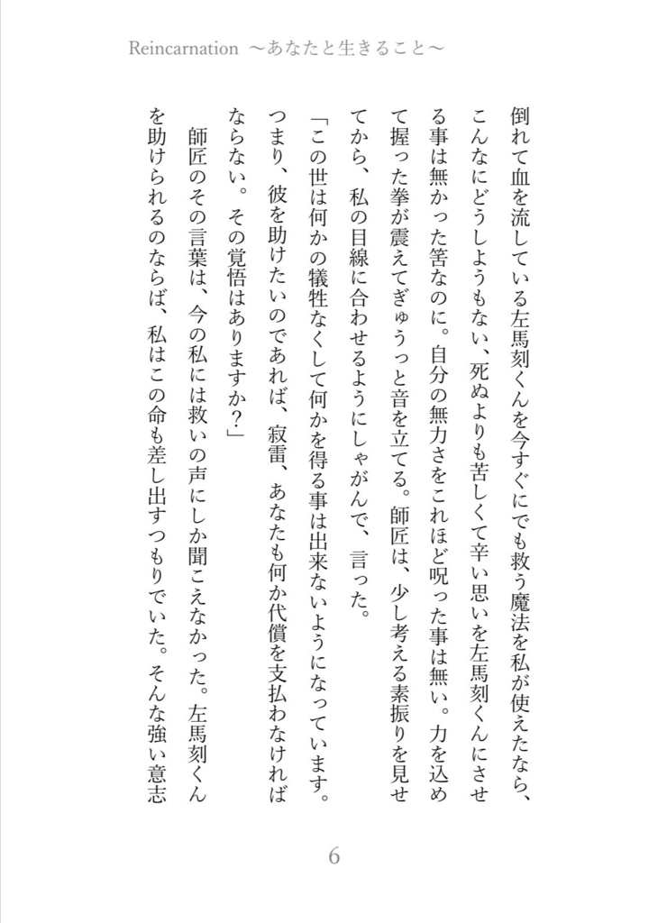 Reincarnation〜あなたと生きること〜