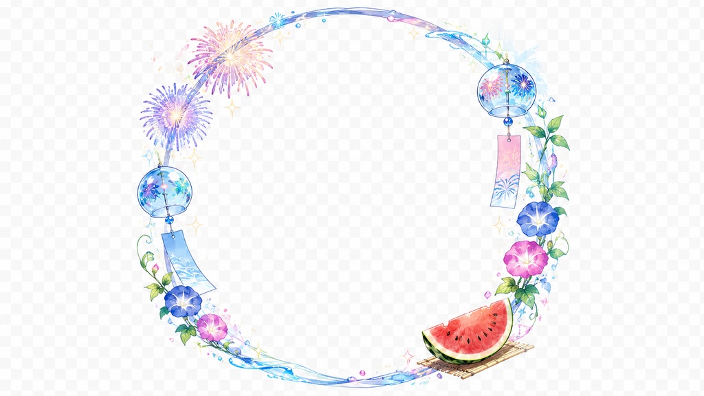 夏向けアイコンリング涼しげ