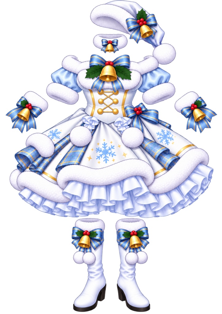 サンタ服白色