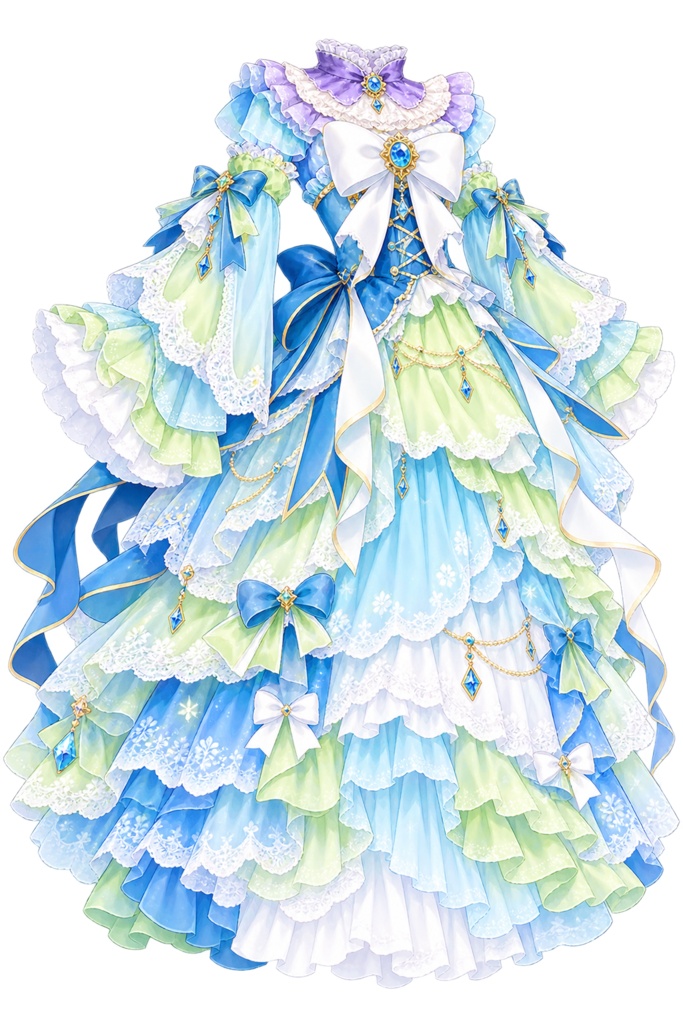 ふわふわドレス素材