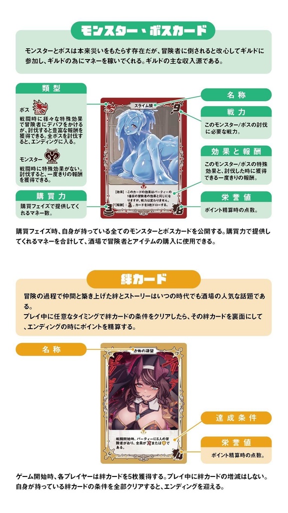 【冒険少女ギルド】ボードゲーム