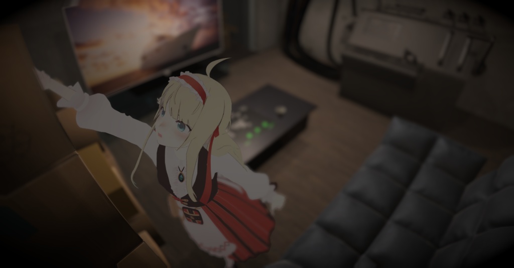 【PC版+Quest版】3Dモデル『SALLA.R』(サラ)