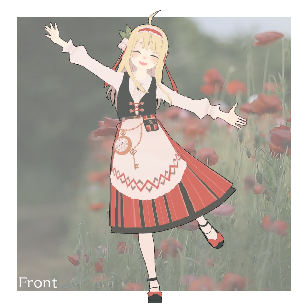 【PC版+Quest版】3Dモデル『SALLA.R』(サラ)