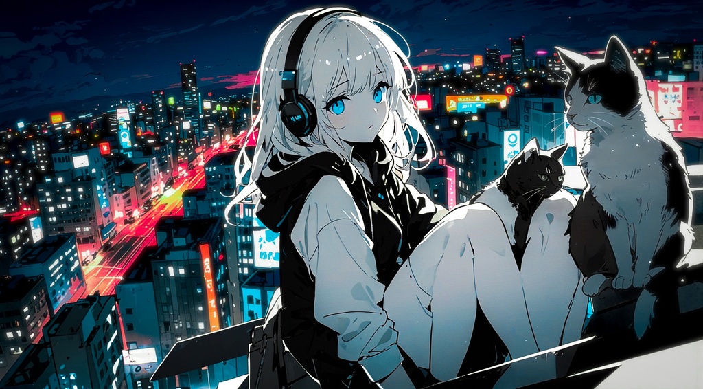 [Free illustration]Metropolitan Neon