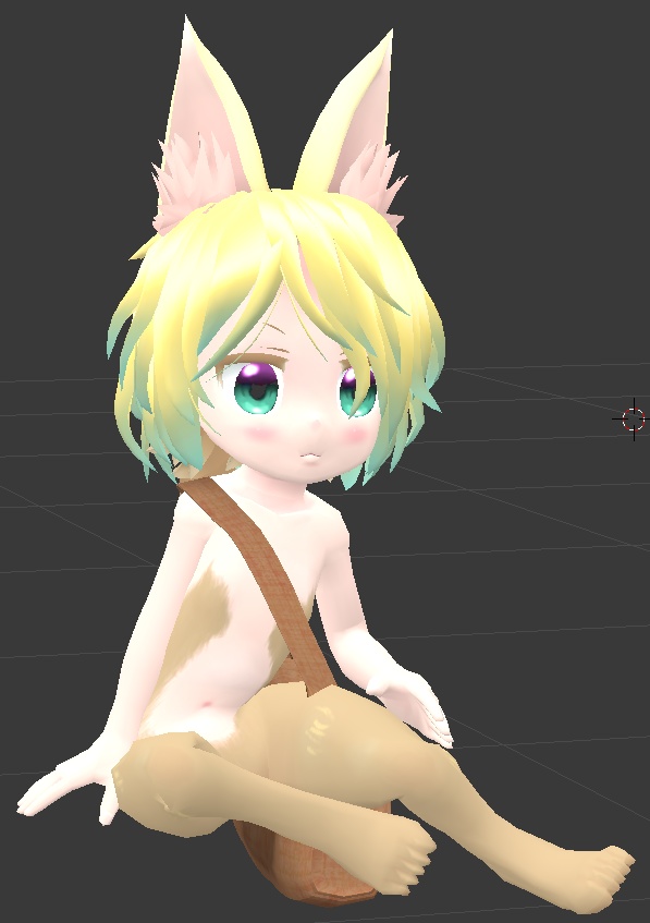VRChat想定アバター シルク=ファン=ハウテン