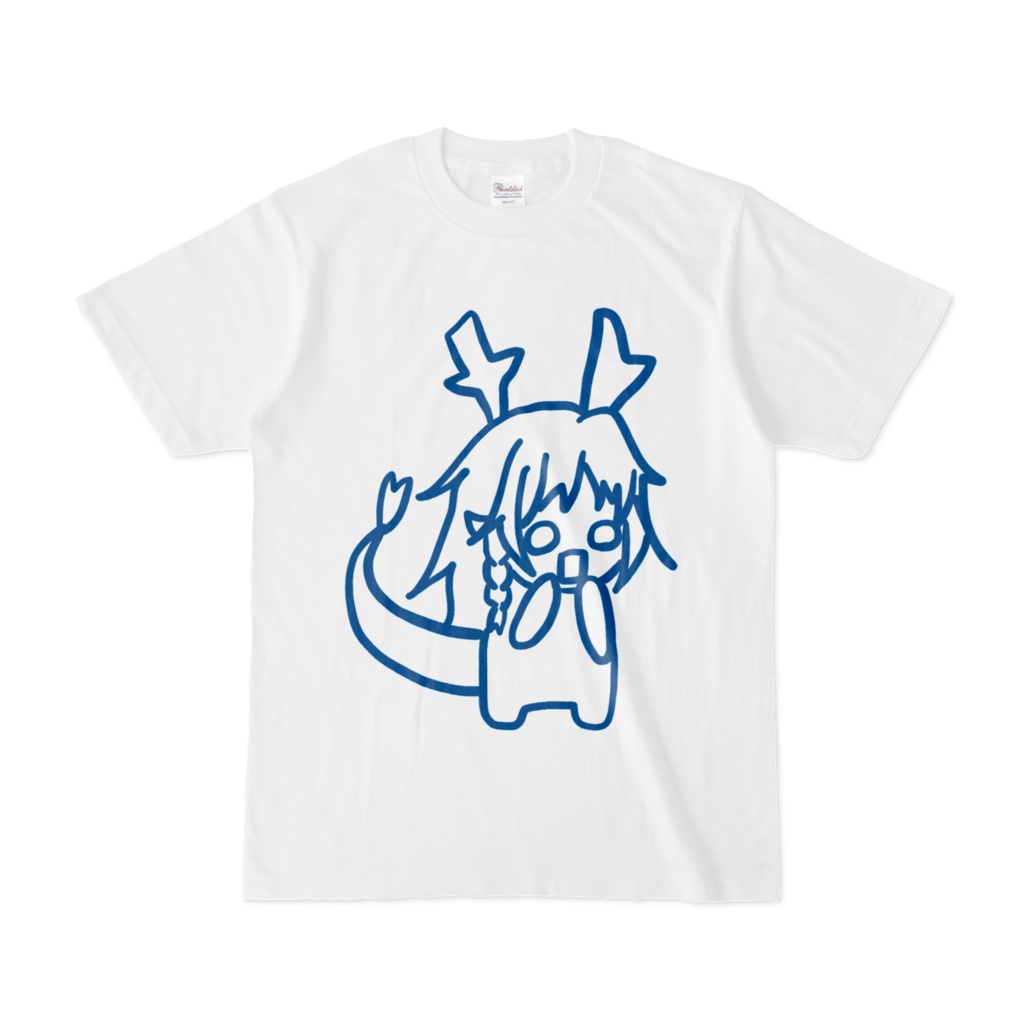 ゆるいいきものTシャツ 白