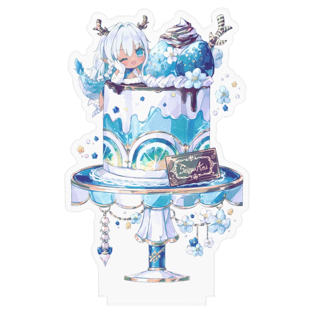 2022年 バレンタインイラストアクリルフィギュア