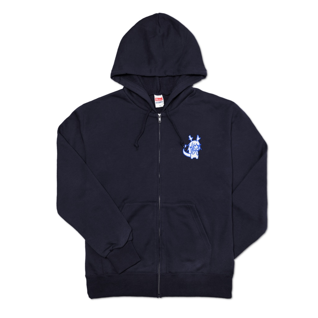 ゆるいいきものパーカー ブラック