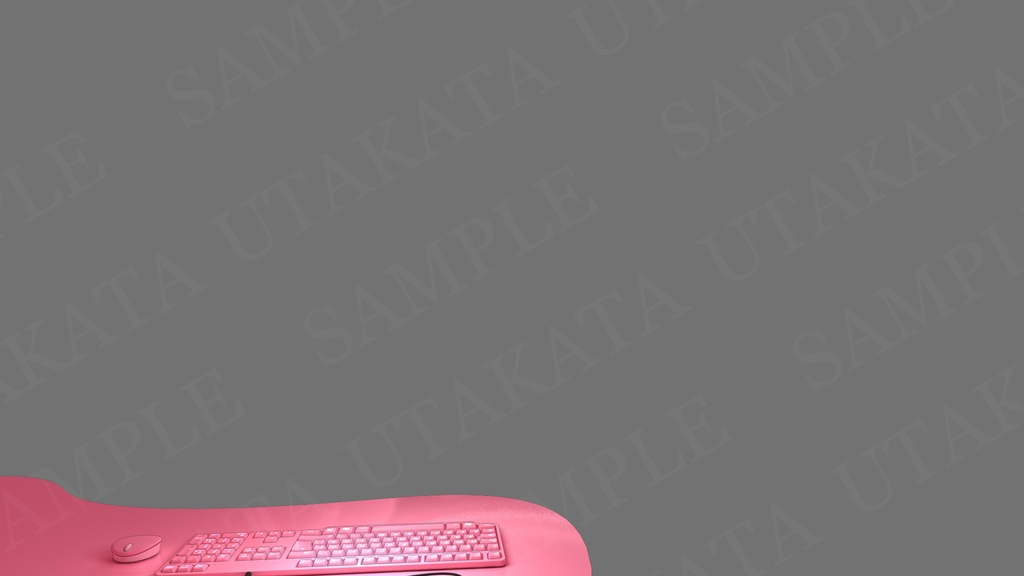 【配信背景】スイート甘々ピンク系ルーム