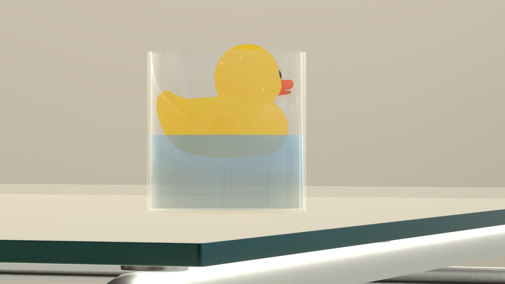あひるグラス(VRC対応) Duck Glass for VRChat