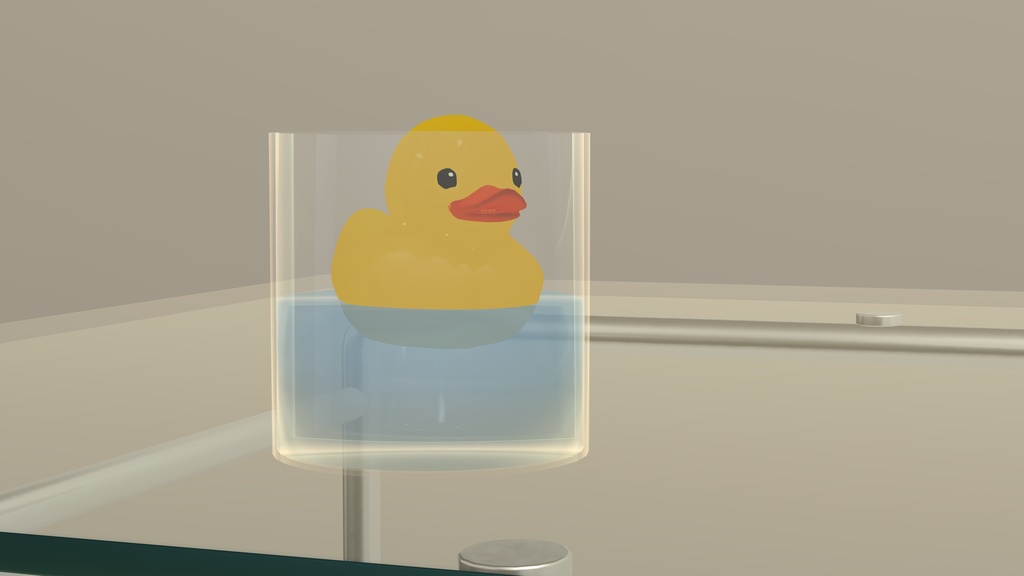 あひるグラス(VRC対応) Duck Glass for VRChat