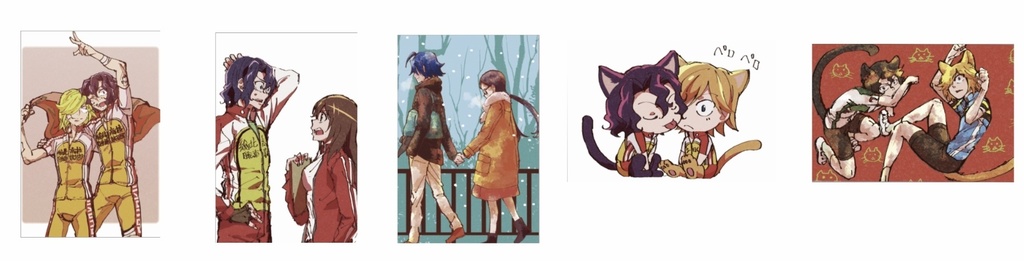 ポストカード5枚セットB