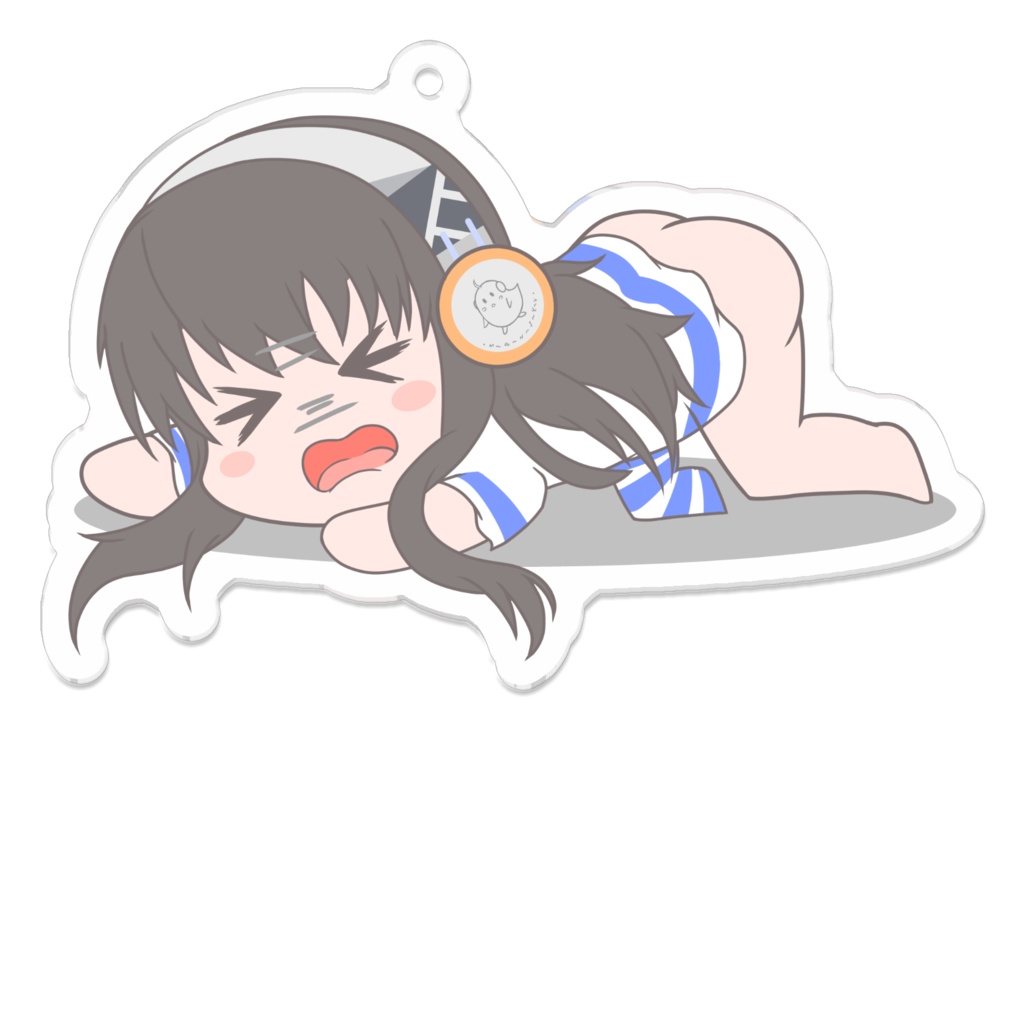 ロング・アイランド アクリルキーホルダー【70×70(㎜)】