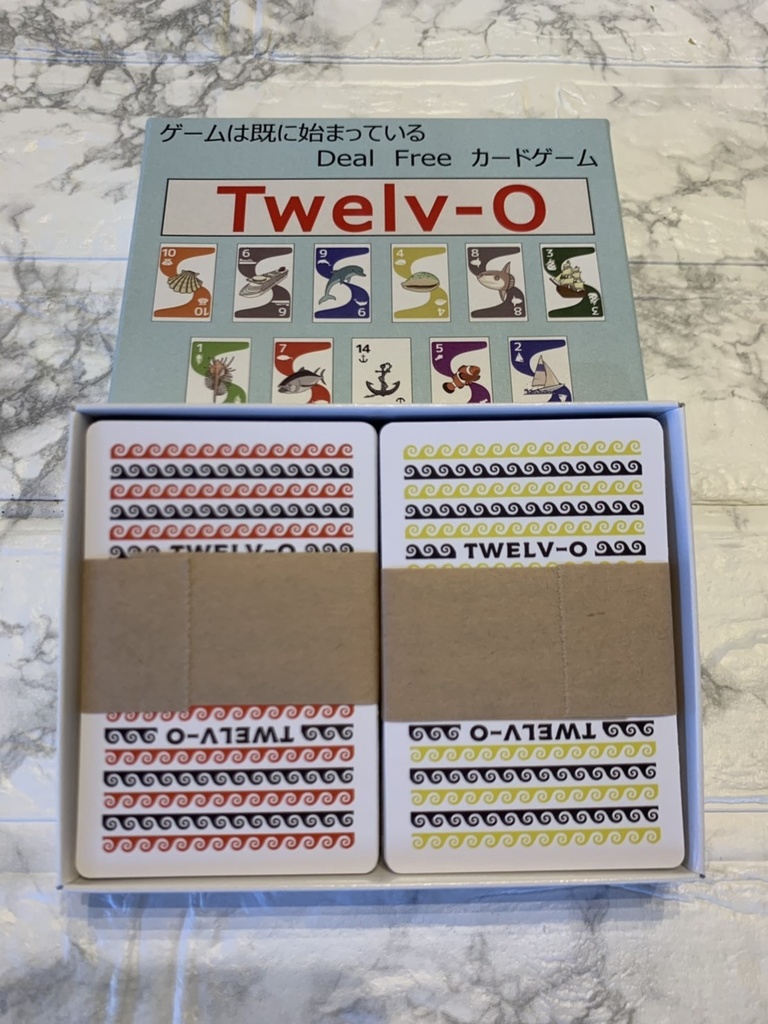 ➁Twelv-O【1対1対戦用セット】裏面の色【赤、黄】