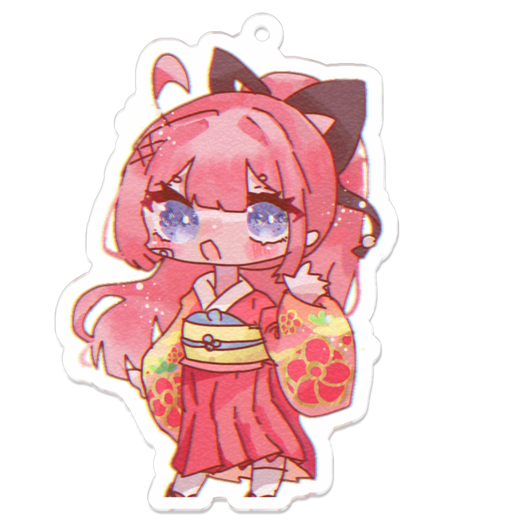 お正月のすいせい！アクリルキーホルダー