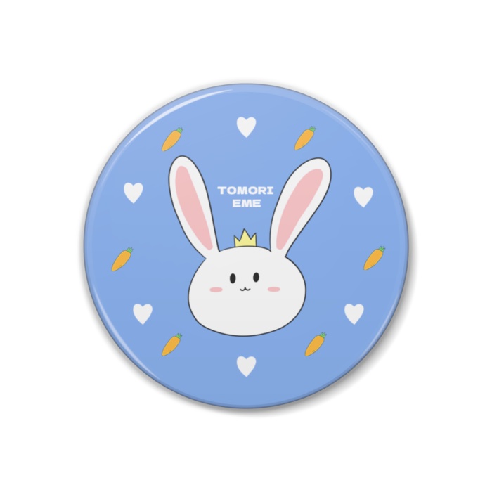 兎杜エメ 2024誕生日記念缶バッジ
