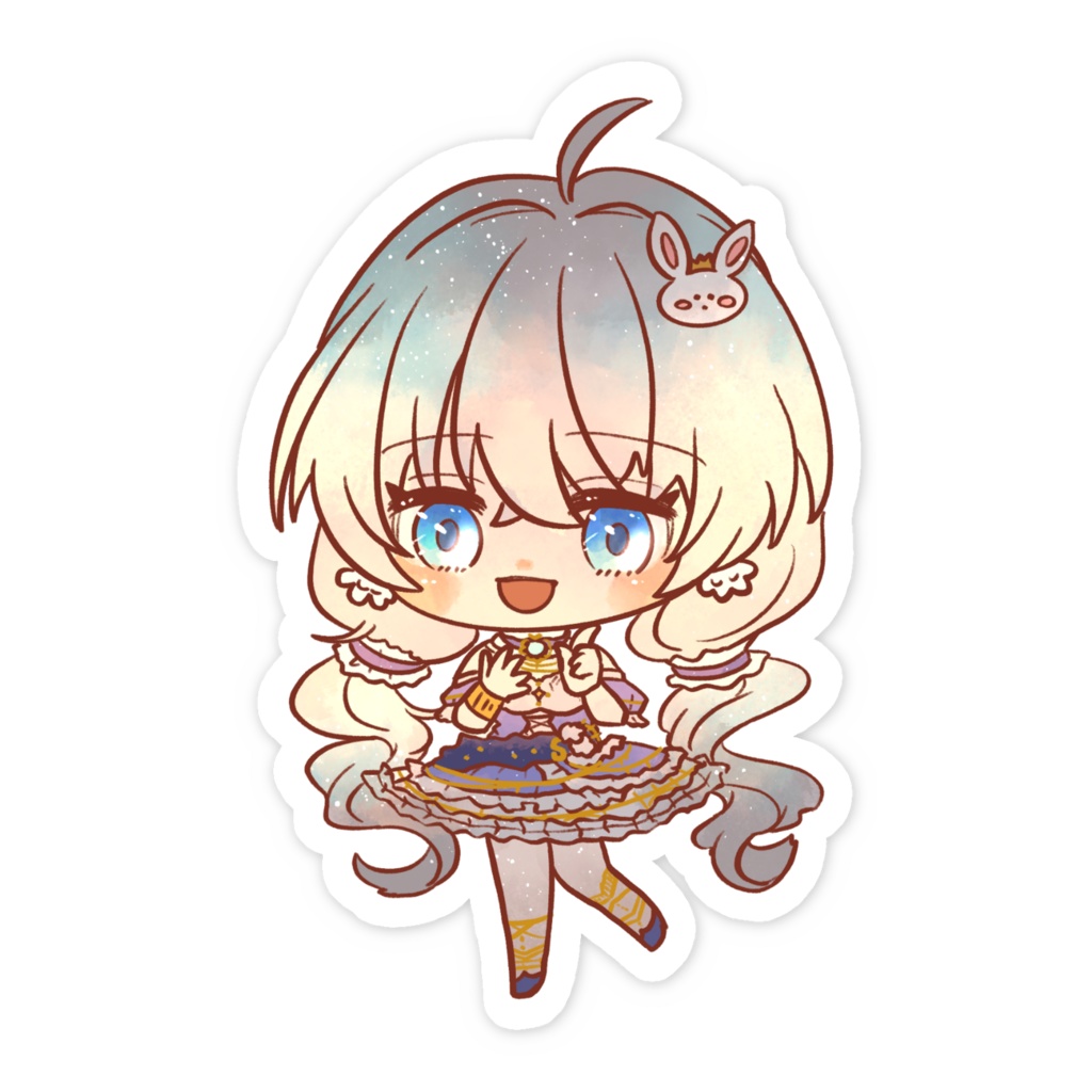 兎杜エメ 2周年記念 ステッカー