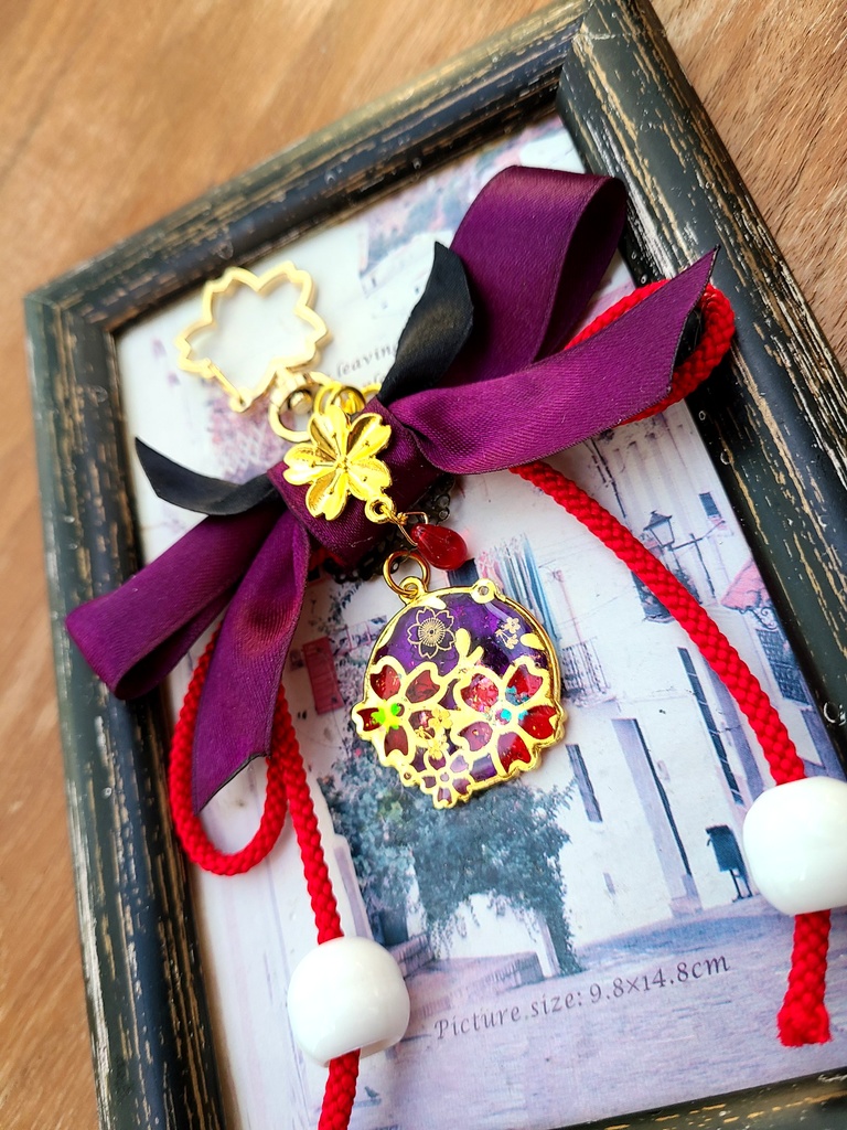 小早川紗枝限定SSR『深紅の心化粧』イメージキーホルダー