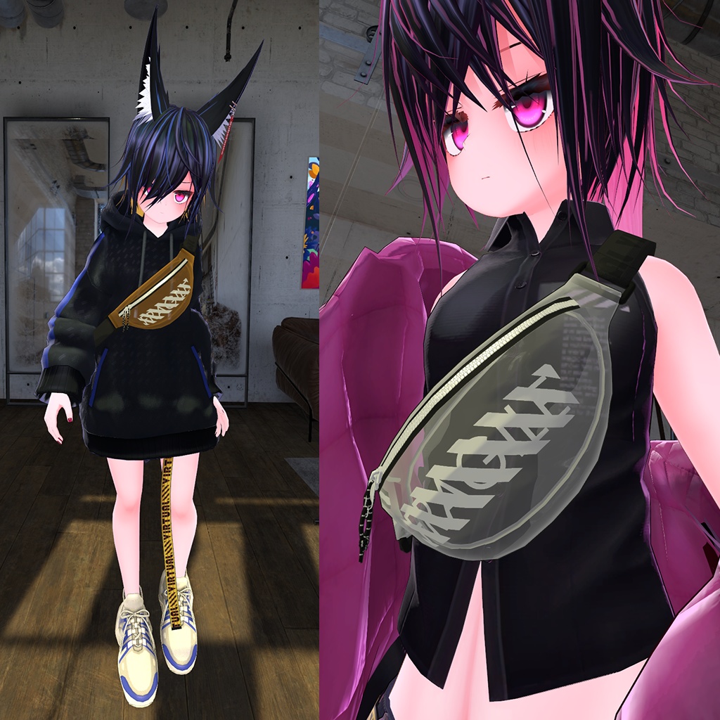 PVCボディバッグ / PVC Fanny Pack