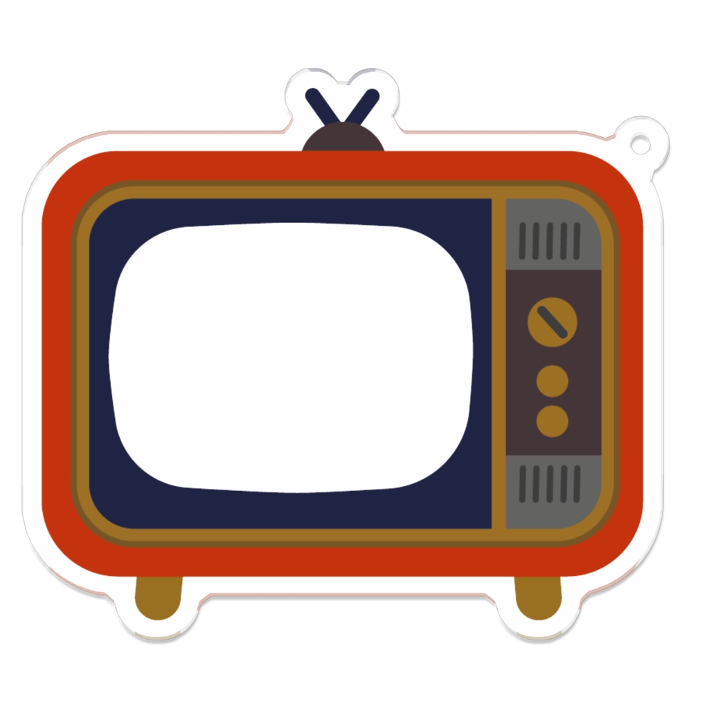 レトロTV キーホルダー