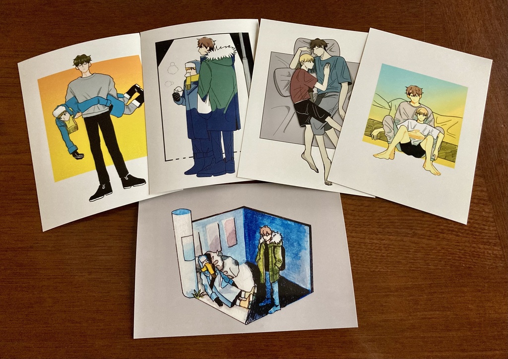 💫表紙L判イラスト5種セット