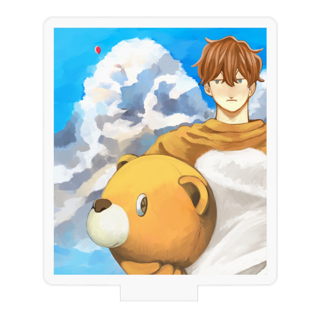 朝顔くまさん50mm✖️50mm(アクリルフィギュア)