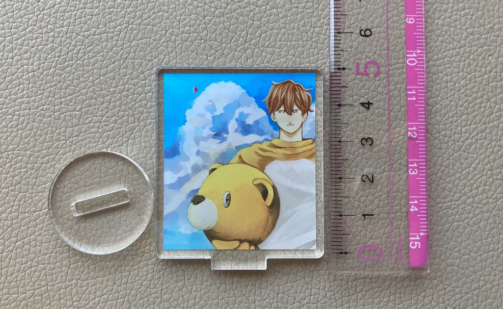 朝顔くまさん50mm✖️50mm(アクリルフィギュア)