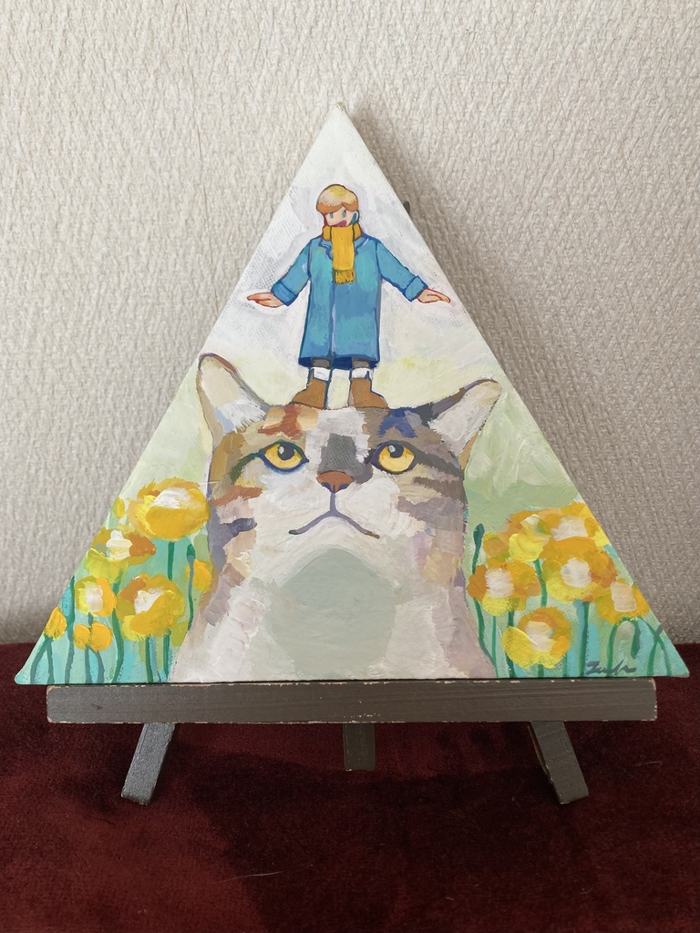 ポピーと猫と