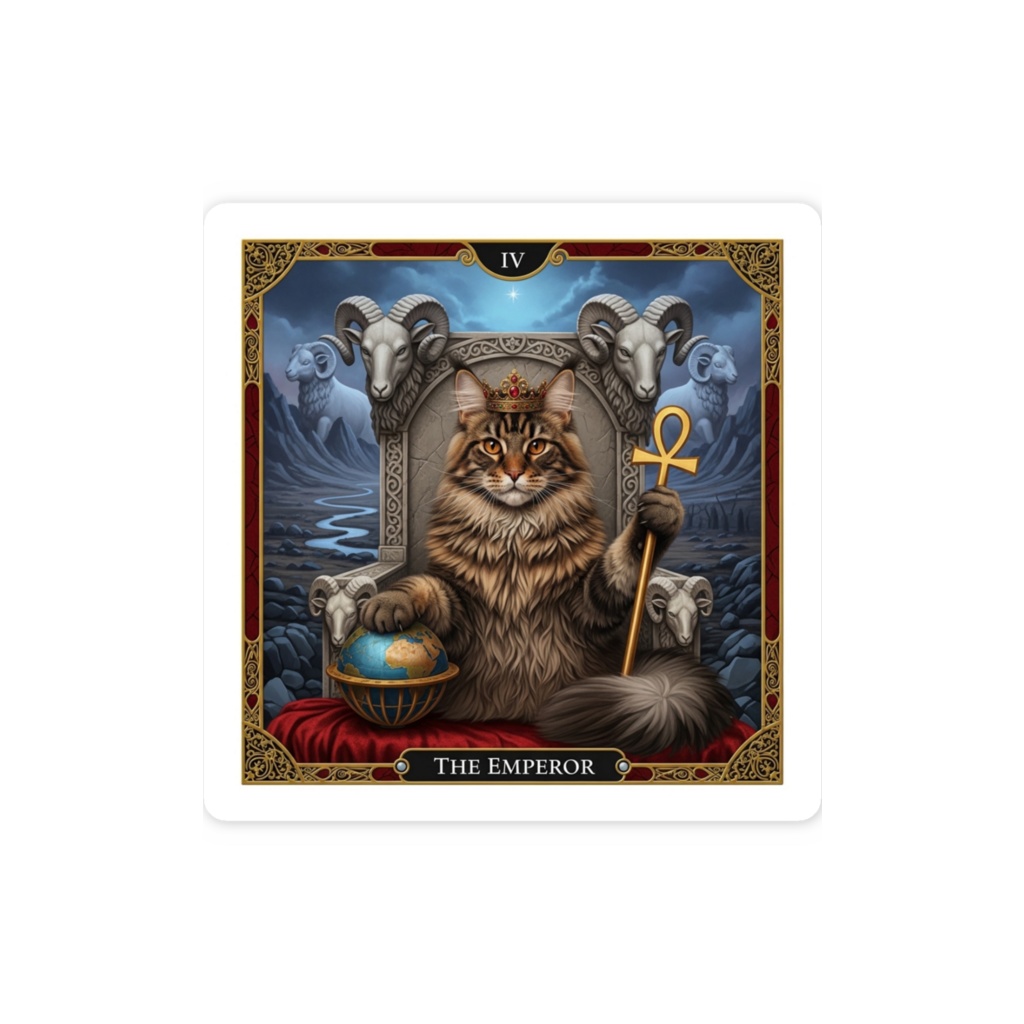 【猫タロット】THE EMPEROR
