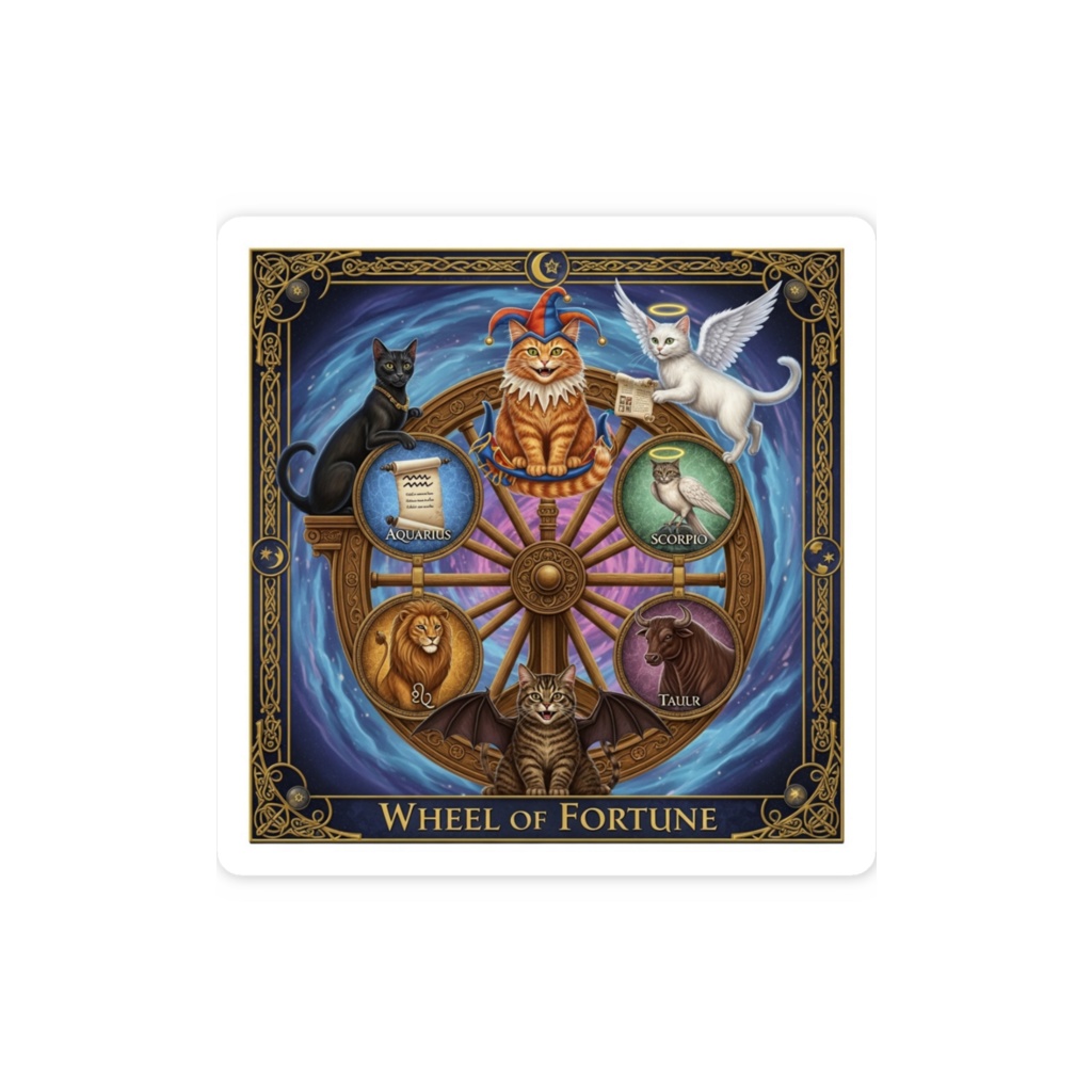 【猫タロット】WHEEL OF FORTUNE