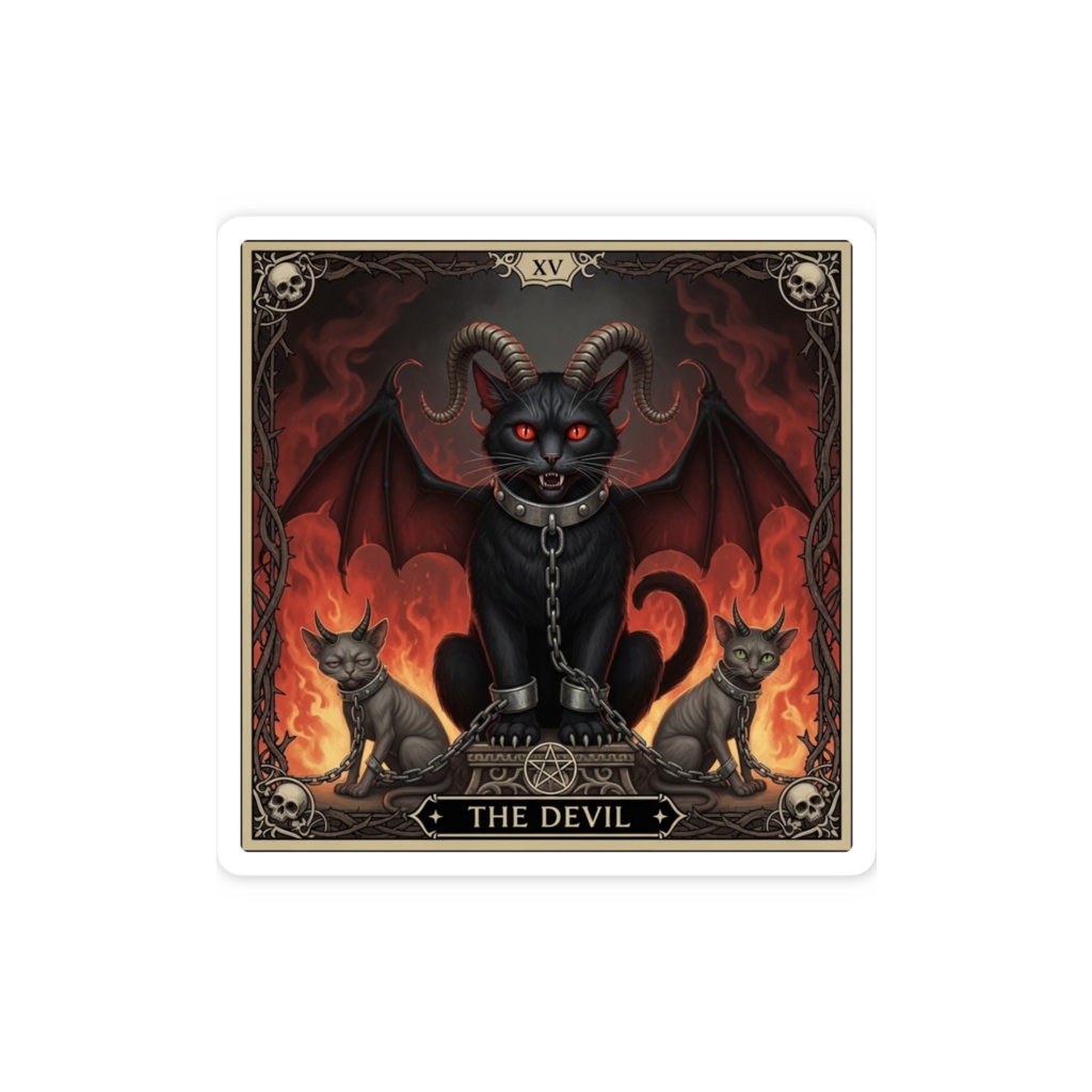 【猫タロット】THE DEVIL