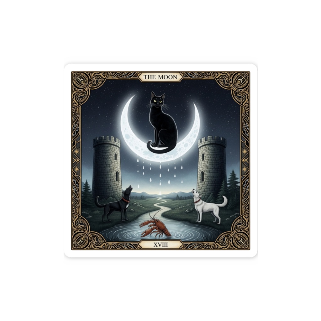 【猫タロット】THE MOON