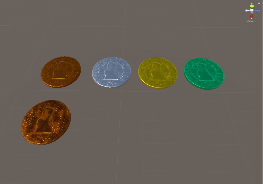 オリジナル架空通貨3Dモデル「Kit Coin」