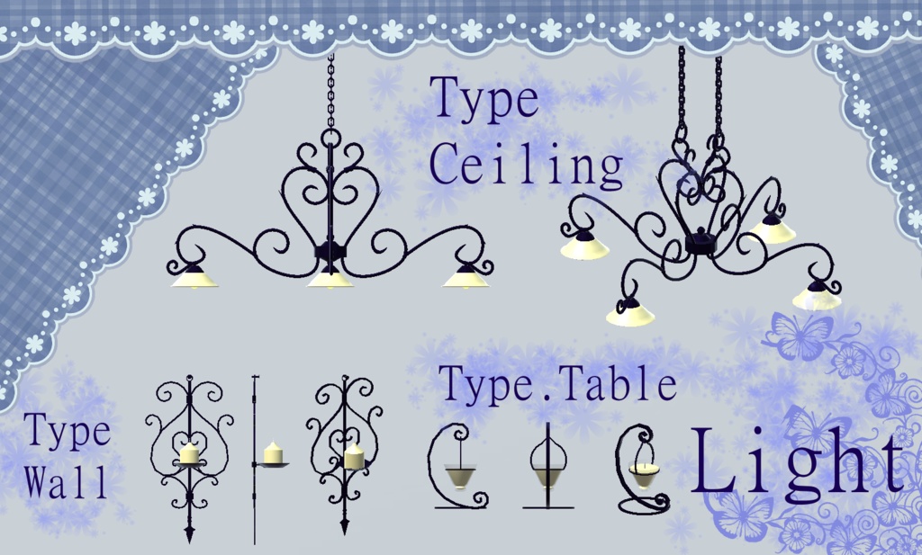 KTNK Wrought iron furniture set