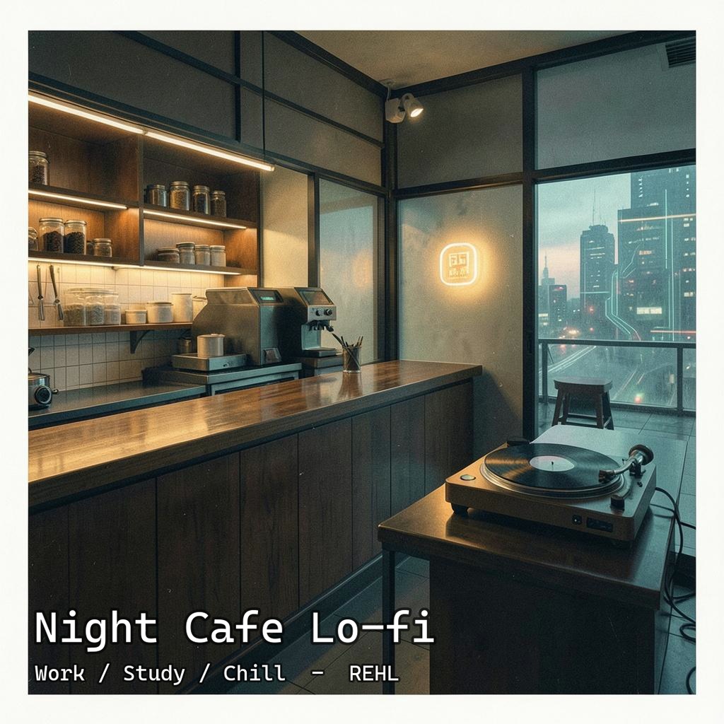 【作業用BGM】夜カフェ Lo-fi 3曲セット｜Closing Hour / 商用利用OK