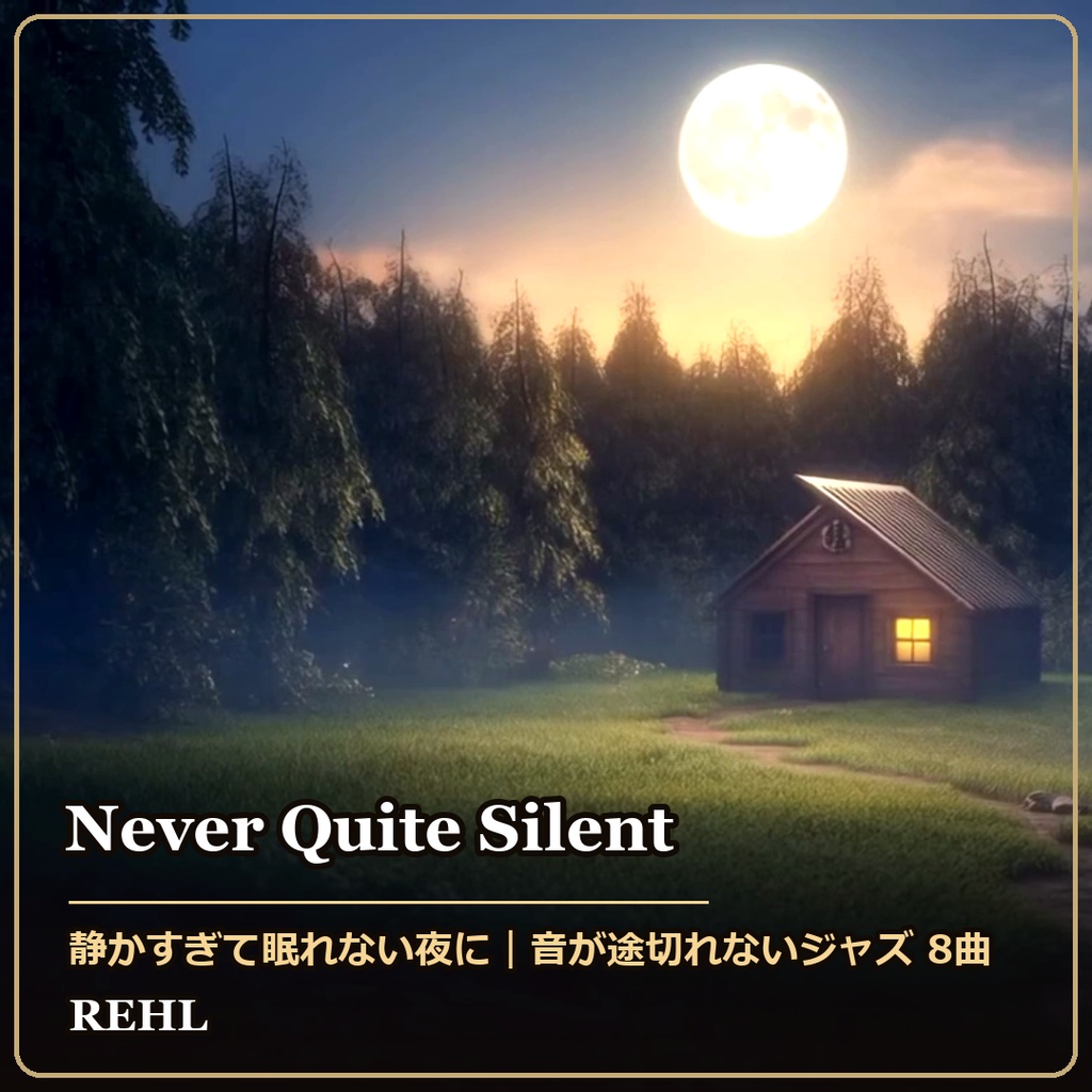【著作権フリー】静かすぎて眠れない夜に｜音が途切れないジャズ 8曲（320kbps MP3）