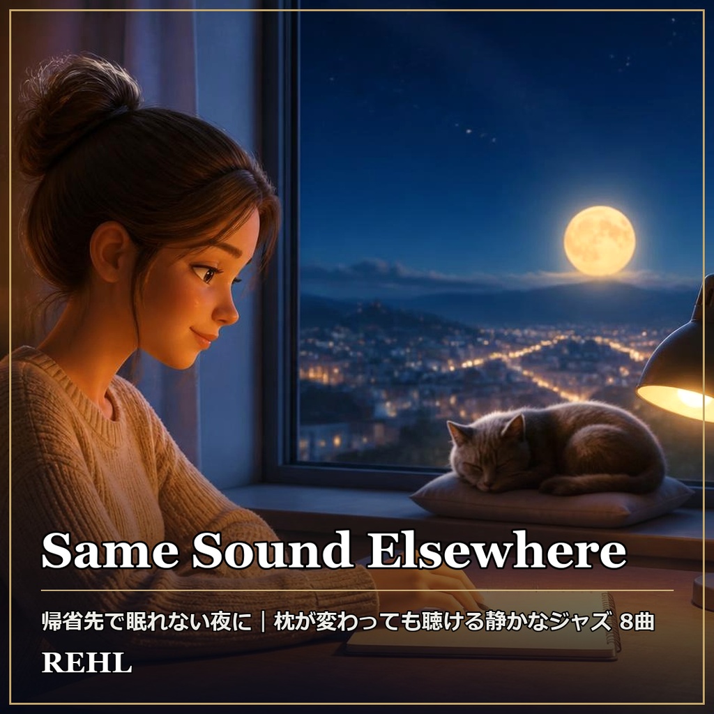 【著作権フリーBGM】枕が変わっても聴ける静かなジャズ 8曲｜睡眠・作業・カフェ用 Same Sound Elsewhere