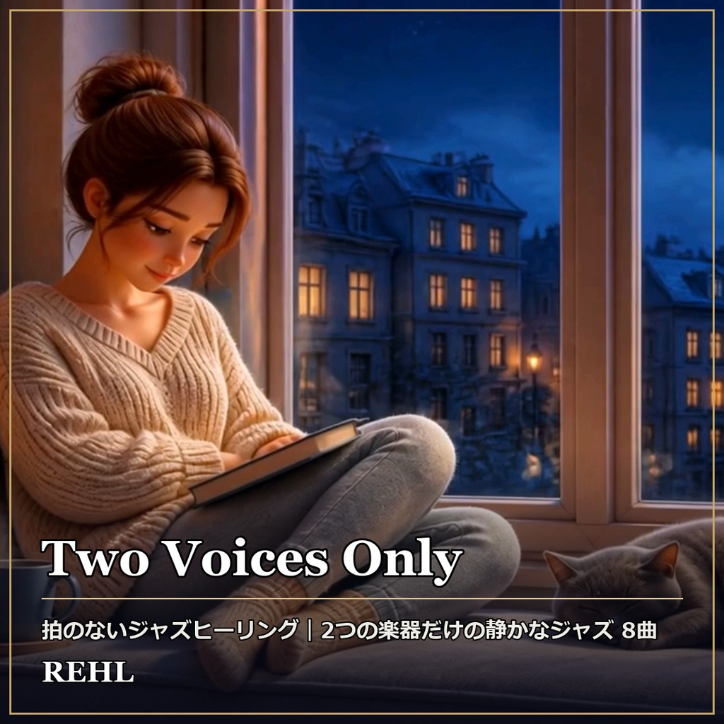 【著作権フリーBGM】2つの楽器だけの静かなジャズ 8曲|睡眠・作業・カフェ用 Two Voices Only