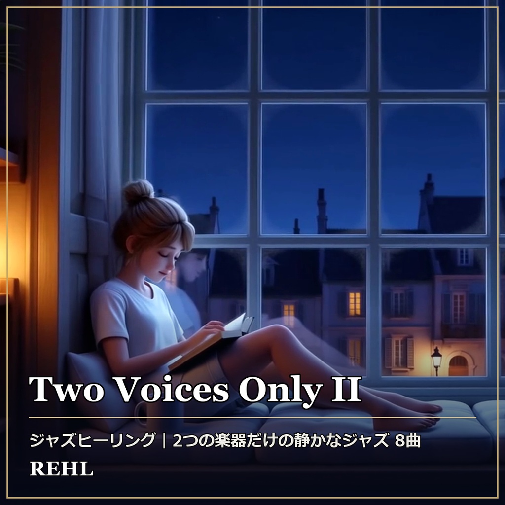【著作権フリーBGM】2つの楽器だけの静かなジャズ 8曲 第2集|睡眠・作業・カフェ用 Two Voices Only II